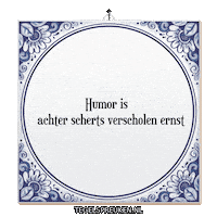 Humor Wijsheid Sticker by Tegelspreuken.nl