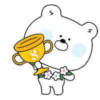 Bear Penguin Sticker by Shinhan Friends
