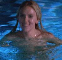 Scarlett Johansson Pool GIF