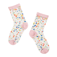 Black And White Confetti Sticker by Poketo