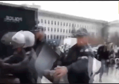 police rioter GIF