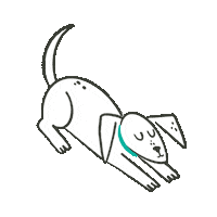 Dog Pug Sticker by Lea&Bo