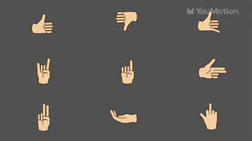Animated Hand Gestures Pack