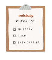 Checklist Sticker by Redsbaby