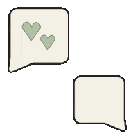 sagedesignandco love hearts chat conversation Sticker