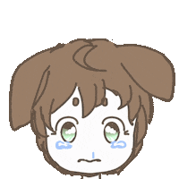 Sad Cry Sticker