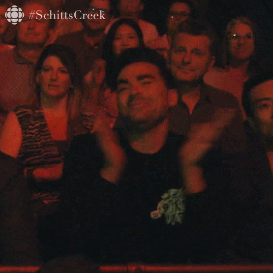 Schitts Creek Applause GIF by CBC