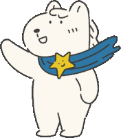 Happy White Horse Sticker by Jeonju University