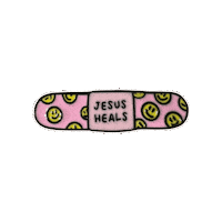 pinnedpins smile health jesus christian Sticker