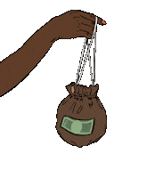 The Bag Money Sticker