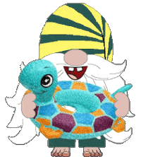 Pool Party Gnome Sticker