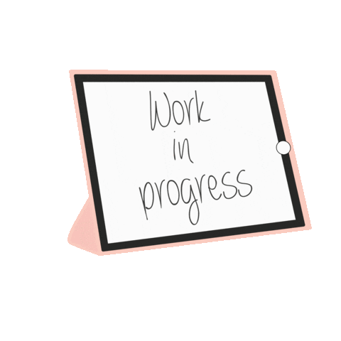 artedigitalcol pink work digital art working Sticker