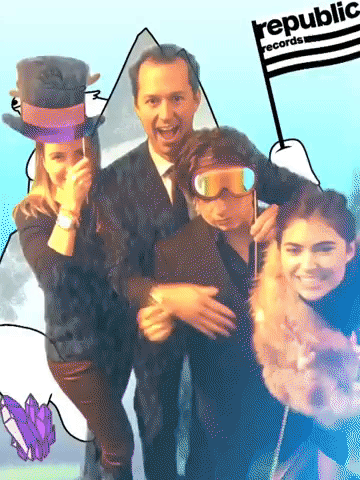 framebeta GIF by Republic Records Holiday Party GIFs