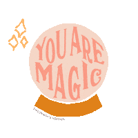 shopimpressions pink magic sparkle confidence Sticker