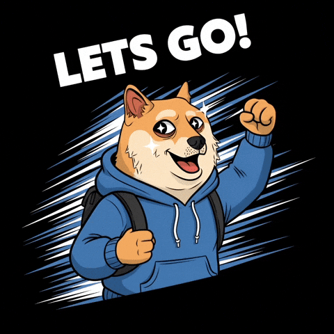 Happy Lets Go GIF by Doge Pound