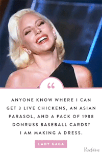 lady gaga celebrity GIF by PureWow