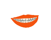 Animation Smile Sticker by Elise Miguel
