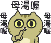 cat no Sticker