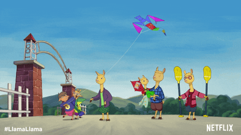 happy llama llama GIF by NETFLIX