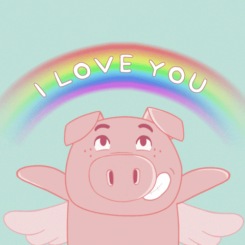 I Love You GIF by PositivelyPigasus