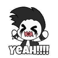 Lets Go Yes Sticker by Christophers Genie