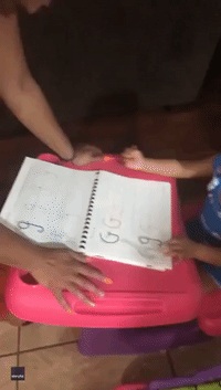 'She's Wonder Woman!': Mom Celebrates Toddler Daughter Writing 'G' in the Best Way