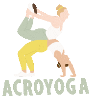 Yoga Acro Sticker by acroyoya