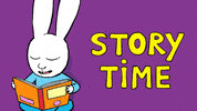 Story Book Books GIF by Simon Super Rabbit