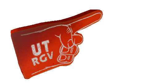 Look Point Sticker by The University of Texas Rio Grande Valley