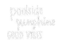 Swimming Pool Text Sticker