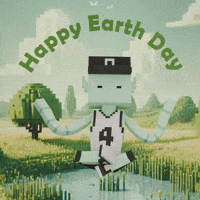 Yoga Earth GIF by Meebits