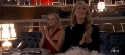 Reese Witherspoon Clapping GIF by The Academy Awards
