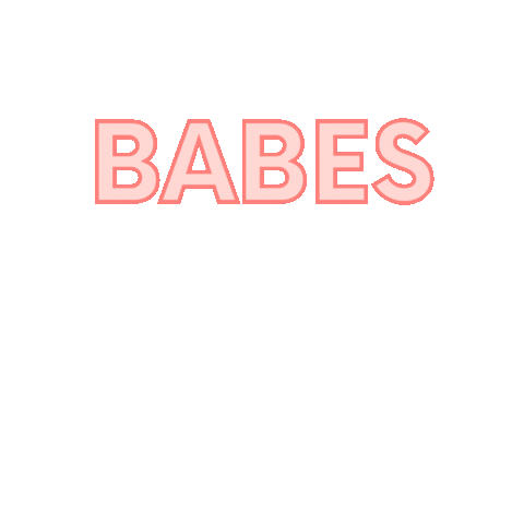 babessocialco cute pink support babe Sticker