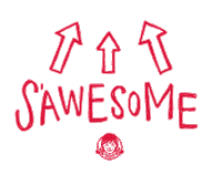 happy animation Sticker by Wendy's
