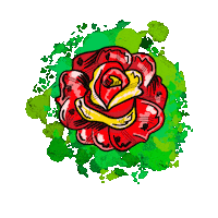 Art Rose Sticker