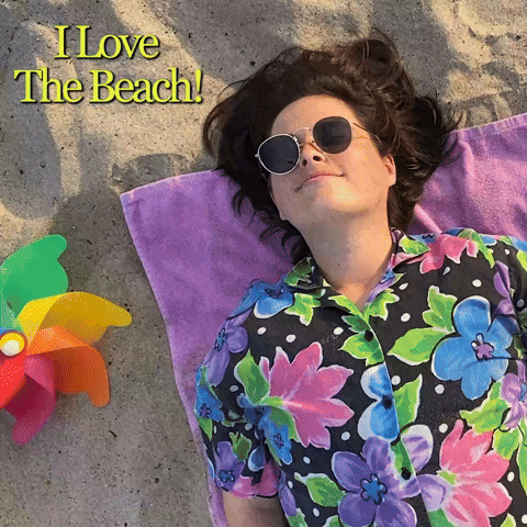 I Love the Beach - Sand Kick