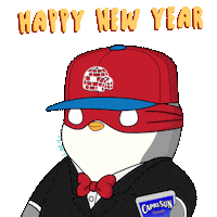 New Year Penguin Sticker by Pudgy Penguins