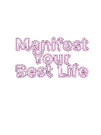 imchristinajohnson neon mindset inspirational manifest Sticker
