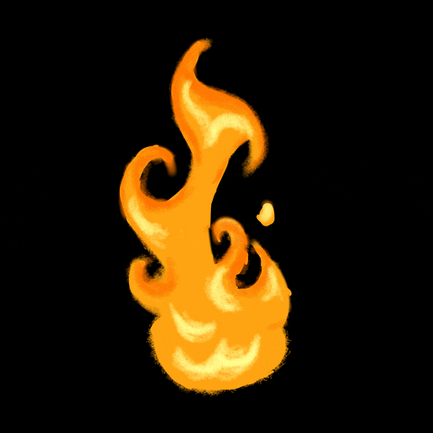 Amauri_Art hot fire fuego caliente GIF