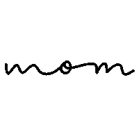 Mom Lettering Sticker by eulenschnitt