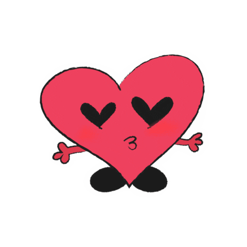 In Love Heart Sticker