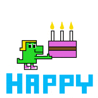 Happy Birthday Pixel GIF by joeyahlbum