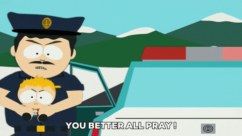 police car taking GIF by South Park 