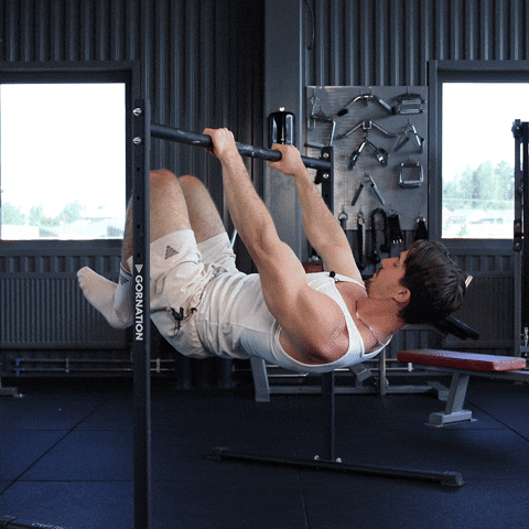 Calisthenics Front Lever GIF