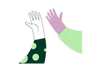Happy Fun Sticker by NehNah