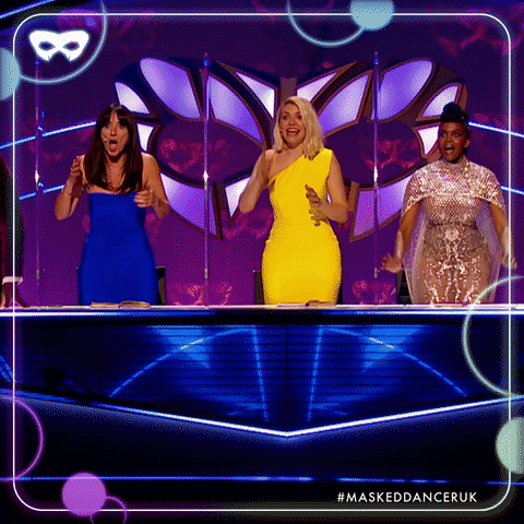 Davina Mccall Laugh GIF by The Masked Singer UK & The Masked Dancer UK