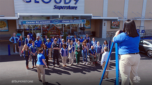 cloud 9 nbc GIF by Superstore