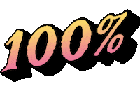 Hundred Percent Sticker by NeighborlyNotary®