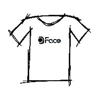 Shirt Sticker by Q Face