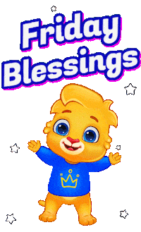 Its Friday Sticker by Lucas and Friends by RV AppStudios
